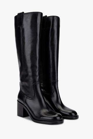 Valmenti Kadın Hakiki Deri Siyah Deri Casual Çizme 1046 6016 Bn Czm Sk24-25 Sıyah Dr Siyah Deri