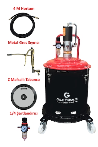 Gap Tools IGP35A1 Havalı Gres Pompası 35 L