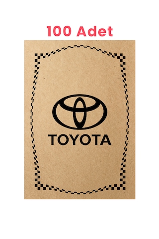 Kraft 120gr Toyota Oto Paspas Kağıdı 100 Adet - 35x50cm - Kalın