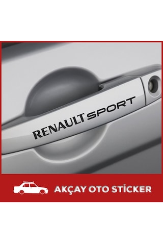 (6 Adet) Renault Kapı Kolu Sticker Renault Sport Sticker (6 Adet) Renault Kapı Kolu Sticker Renault Sport Sticker