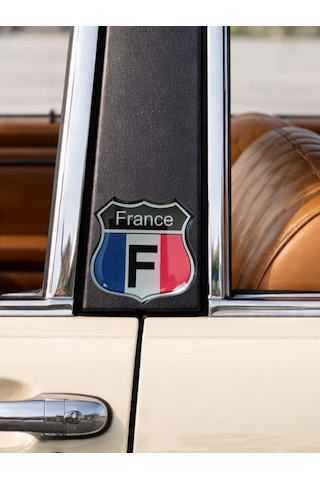 France Damla Sticker Etiket Kabartmalı 3dsilikon Direk Arma Fransa Etiketçilere Özel 2adet 3,5x3cm Çok Renkli