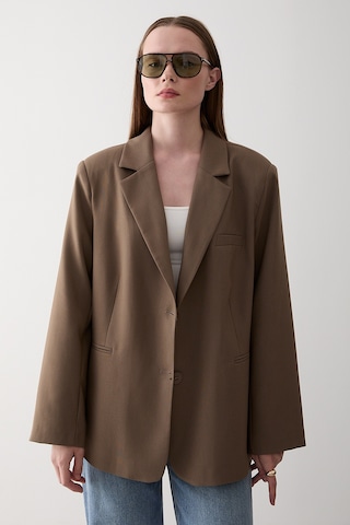 Haki Blazer Ceket - 7619 Haki