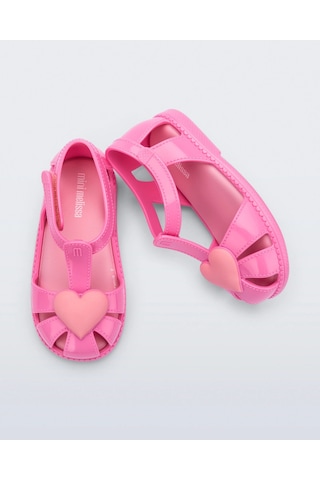 Mini Melissa Hip Heart Ballerina Babet Sandalet 37783-pembe