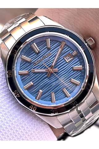Quantum Sapphire Cizilmez Cam Çelik Kordon 2 Yıl Garantili 10 Atm Erkek Kol Saat Edg.1211.590 Gümüş