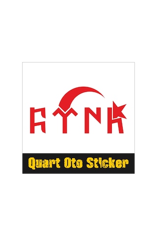 Göktürkçe Türk Oto Sticker Araç Sticker