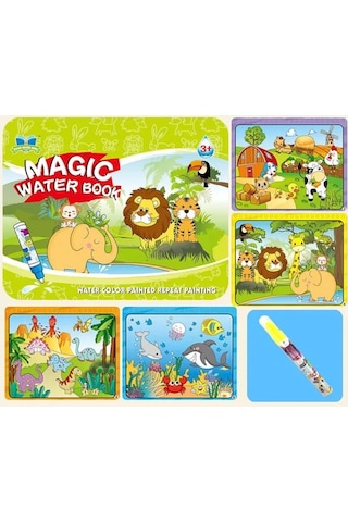 Magic Water Sihirli Boyama Kitabı Water Painting Orman Hayvanları