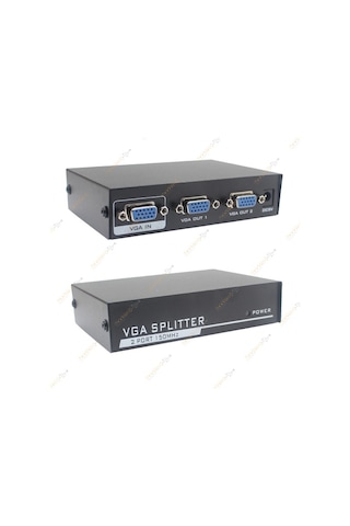 Vga Çoklayıcı Vga Splitter 2 Port Vga Video Splitter 1 İn 2 Out