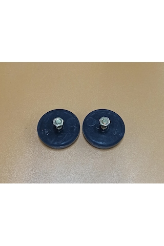 Yuvarlak Reflektör Kırmızı Renk 6mm Vidalı 2 Adet