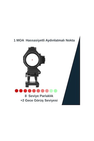 Vector Optics Combo Kit Maverick Mini Red Dot Nişangah & 3x Magnifier & Entegre Tek Parça Montaj Vogp-02