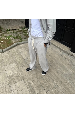 Efnaz Style Erkek Kadife Oversize Takım Gömlek Ve Pantolon İkili Set Füme Corduroy Şıklığı, Rahat Ve Zarif Duruş Yumuşak Dokulu Kadife Kumaş, Düğmeli Gömlek Üst Ve Lastikli Pantolon Alt Parça Ile Gün Boyu Konfor- Gri