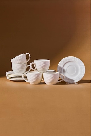 Karaca  Lisa 6 Kişilik Kahve Fincanı 90 Ml