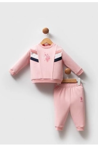 U.S. Polo Assn. 2li Takım Açık Pembe Açık Pembe
