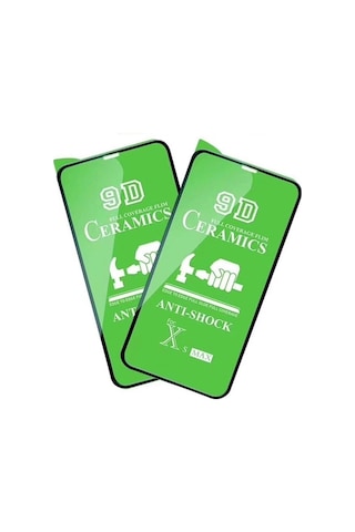 Samsung Galaxy Uyumlu A21s Seramik Esnek Nano Tam Ekran Koruyucu Kırılmaz Cam