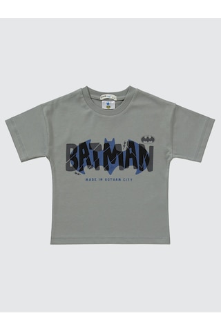 Batman Erkek Çocuk Takım 2-5 Yaş Gri