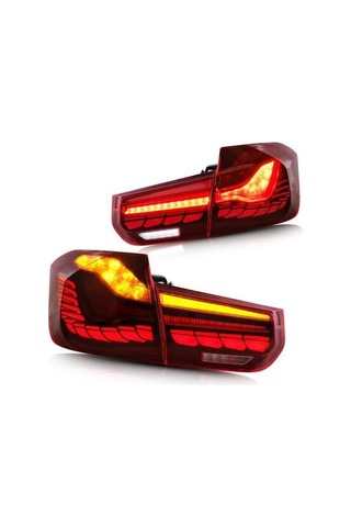 BMW 5 Serisi İçin Uyumlu G30 Dragon Led Stop Takımı Kırmızı