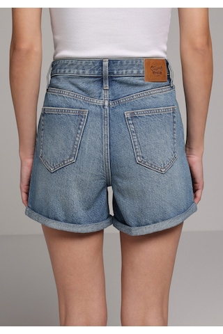 Colin's Colins Mom Fit Orta Bel Düz Kadın Light İndigo Denim Jean Şort Cl1081437 Q1.v1 Dn45052
