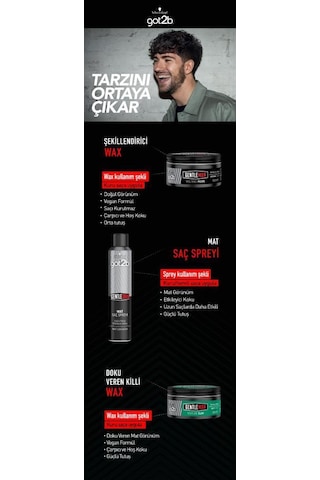 Got2B Gentleman Doku Veren Killi Wax 100 ML