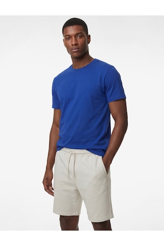 Koton Straight Fit Cepli Beli Bağcıklı Spor Şort Gri Melanj 6sam40107nk