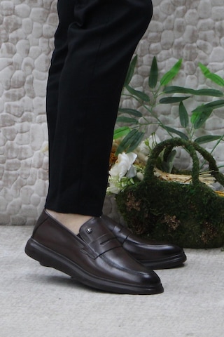 Pierre Cardin 14207 Kahve Hafif Taban Hakiki Deri Erkek Ayakkabı 001
