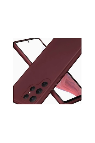 Samsung Galaxy Uyumlu S25 Ultra Kılıf First Silikon - Bordo Evimdeyokyok