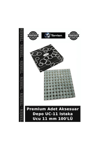 Premium Adet Aksesuar Depo Uc-11 Istaka Ucu 11 Mm 100'lü
