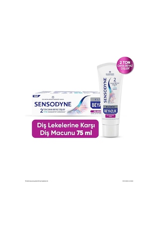 Sensodyne Klinik Beyazlık Çay, Kahve Ve Tütün Lekelerine Karşı Diş Macunu 75ml Beyazlık