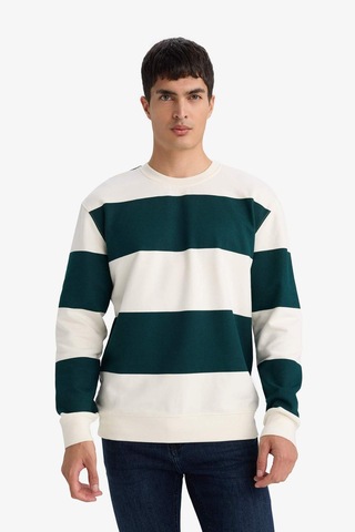 Defacto Sweatshirt F9630ax26spgn465 Yeşil-gn465
