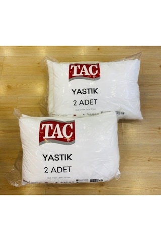 Taç Beyaz Yastık 2'li 769699680195