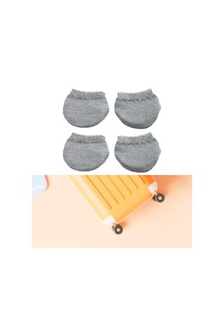 Homyl Bagaj Bavul Tekerlekleri Çoraplar Basit Tekerlekli Gri Gri