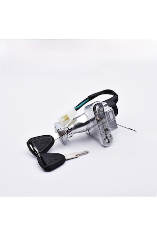 Geeksen Elektrikli Motor Bisikleti Güvenlik Kilidi - Akıllı Anahtar İle Açma-kapama, 4 Tel Kontrol Sistemi, Kol Kilidi Ve Yolcu Kapısı Kilit Fonksiyonu 巧格 Modeli Uyumlu