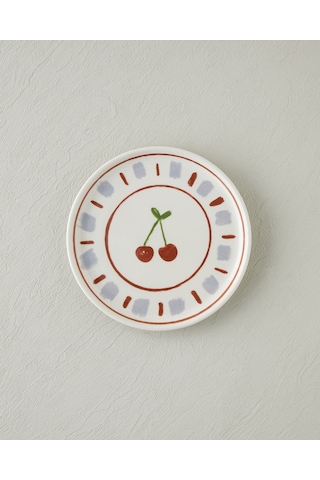English Home Fruity Seramik 4'lü Pasta Seti 20 Cm Renkli Çok Renkli