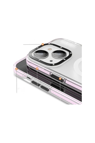 Youngkit Apple Uyumlu iPhone 14 Kılıf Magsafe Şarj Özellikli Youngkit Jane Sand Serisi Kapak ZORE-272340