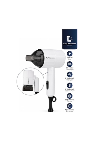 Ks-2969 1800w 4 Kademeli Hız/Sıcaklık Ayarlı Yoğunlaştırıcı Başlıklı Saç Kurutma Makinesi