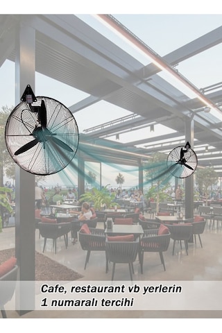 Atak Power Wfg-75r 30" 75 Cm Sanayi Tipi Duvar Vantilatörü Uzaktan Kumandalı