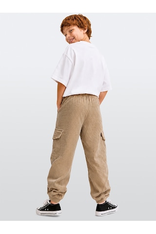 Deno Kids Denokids Erkek Çocuk Jogger Pantolon Cepli Fitilli Kadife Bej Kışlık 5-10 Yaş Çok Renkli
