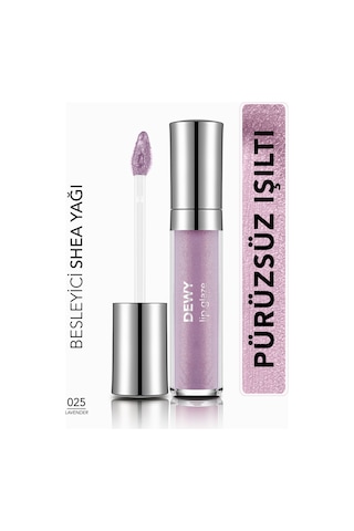 Flormar Besleyici Dudak Parlatıcısı - Dewy Lip Glaze - 025 Lavende-8682536069465