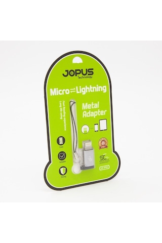 JOPUS Apple Uyumlu iPhone Çevirici Adaptör Micro'dan 7 Sarj Aparat JO-IP02 Mix