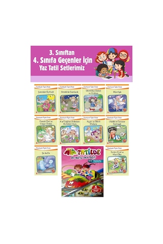 3.sınıftan 4.sınıfa Geçenler İçin Hikaye Seti - Ata Tatil Kitabı 5