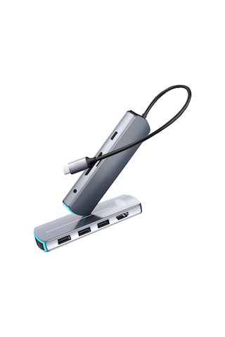 JEYI Type-C to 8in1 HUB Dönüştürücü Çevirici Adaptör