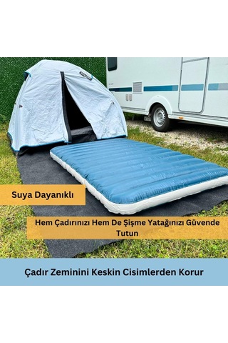 Beylini Kamp Matı Çadır Halısı Kaymaz Su Geçirmez Zemin Koruyucu Çadır İçi Dışı Kullanıma Uygun Çok Renkli
