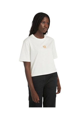 Timberland Short-sleeve Tee Vıntage Whıte Kadın T-shirt Beyaz