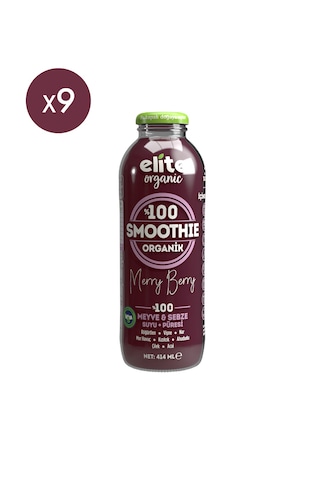 9'lu Organik Smoothie Merry Berry 414 Ml