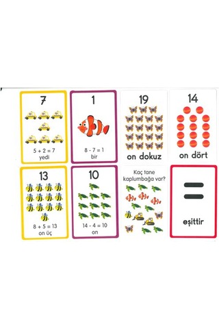 Karatay 4e Bak Öğren Kartları Sayılar