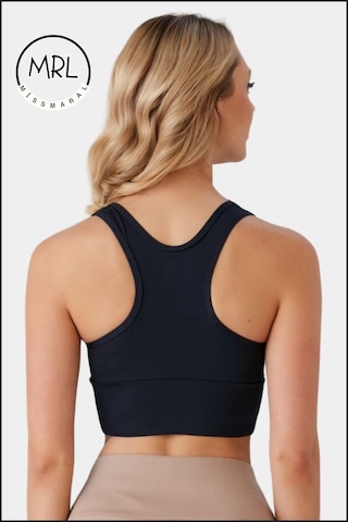 Kadın Lacivert Sporcu Sütyeni Pedli Likralı Destekleyici Su Sporları Koşu Fitness Dans Sports Bra Lacivert