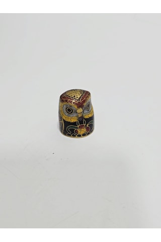 Antika Cloisonne Emaye Yüksük 24x19,75mm 065