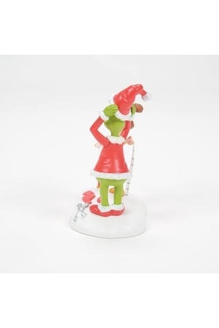 Department 56 Dr. Seuss The Grinch Village Aksesuarları Santy Suit Heykelcik İçin Takılıyor, 8 Cm, Çok Renkli