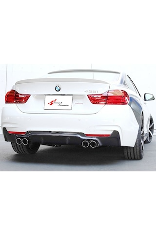 Bmw F32-F33-F36 M Performance Sağ Sol Çift Çıkış Difüzör Parlak