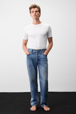 Grımelange Grimelange Carpe Erkek Straight Fit Koyu Mavi Jeans