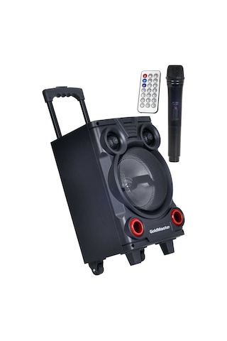 GoldMaster Portatif Şarjlı Usb - Bluetooth - Telsiz Mikrofonlu Ses Sistemi Enjoy-105
