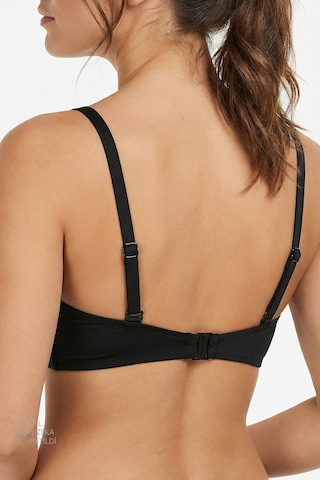 Penti Siyah Lotus Straplez Bikini Üstü